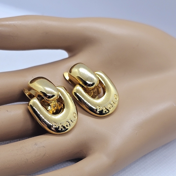Paolo Gucci Clip on Earrings - Picture 1 of 9